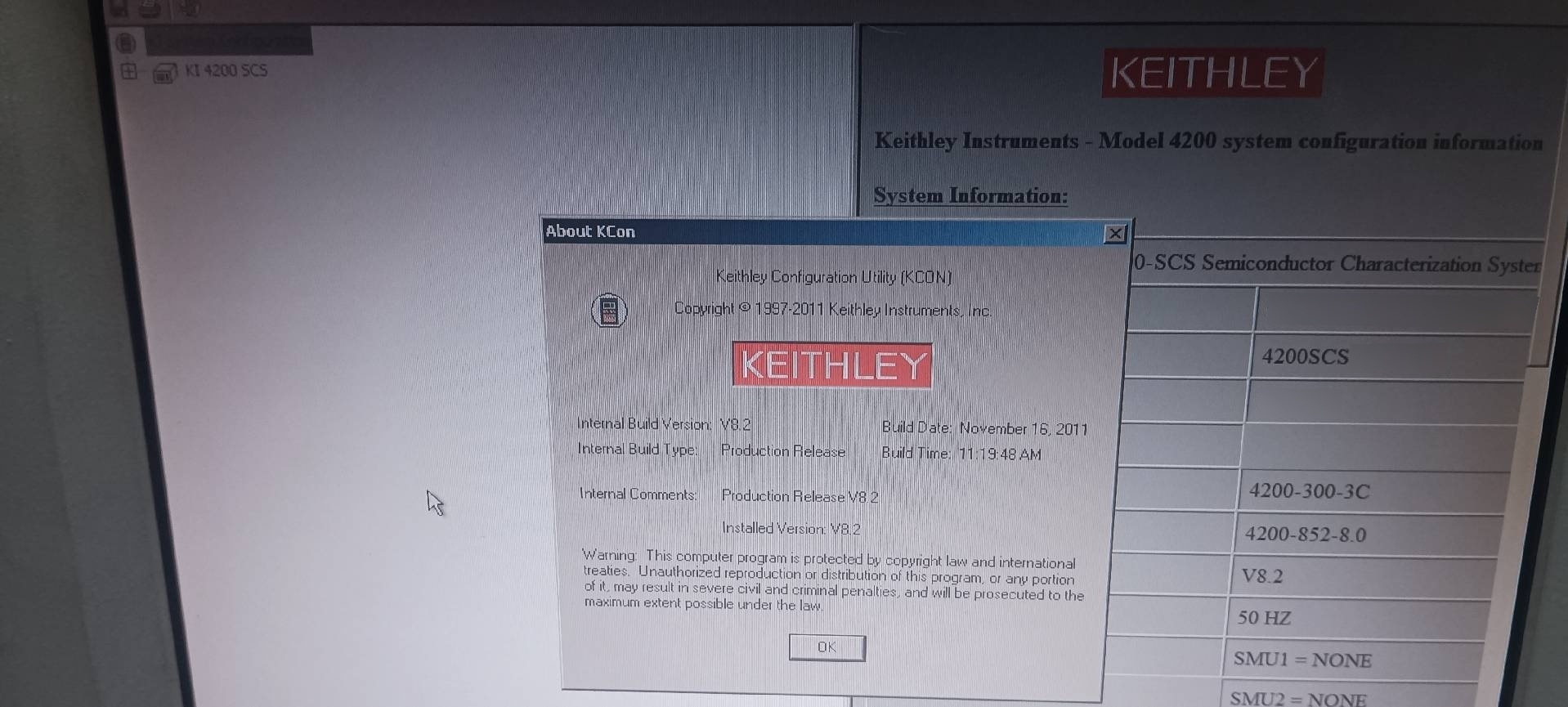 图为 已使用的 KEITHLEY 4200-SCS 待售
