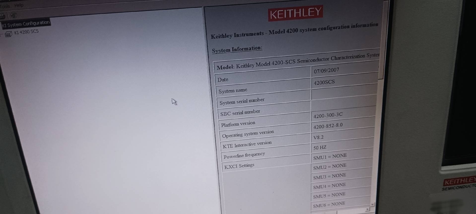 图为 已使用的 KEITHLEY 4200-SCS 待售
