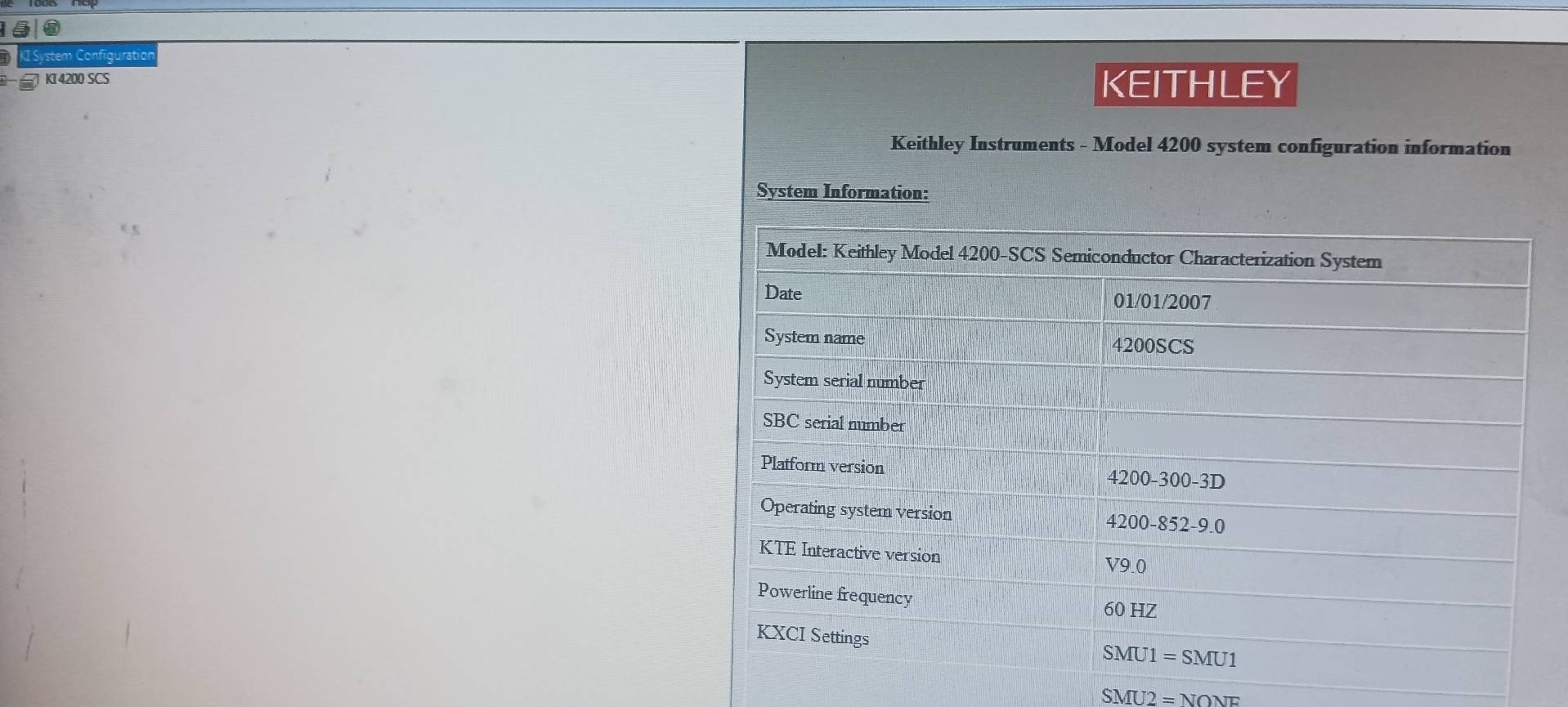 图为 已使用的 KEITHLEY 4200-SCS 待售