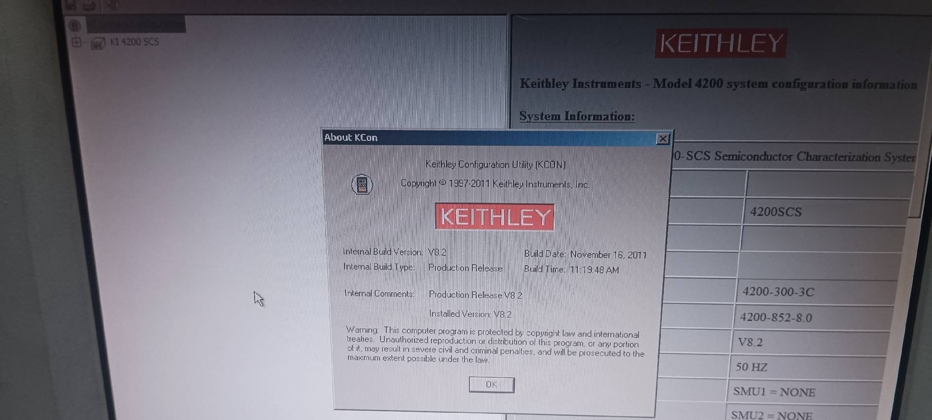 Foto Verwendet KEITHLEY 4200-SCS Zum Verkauf