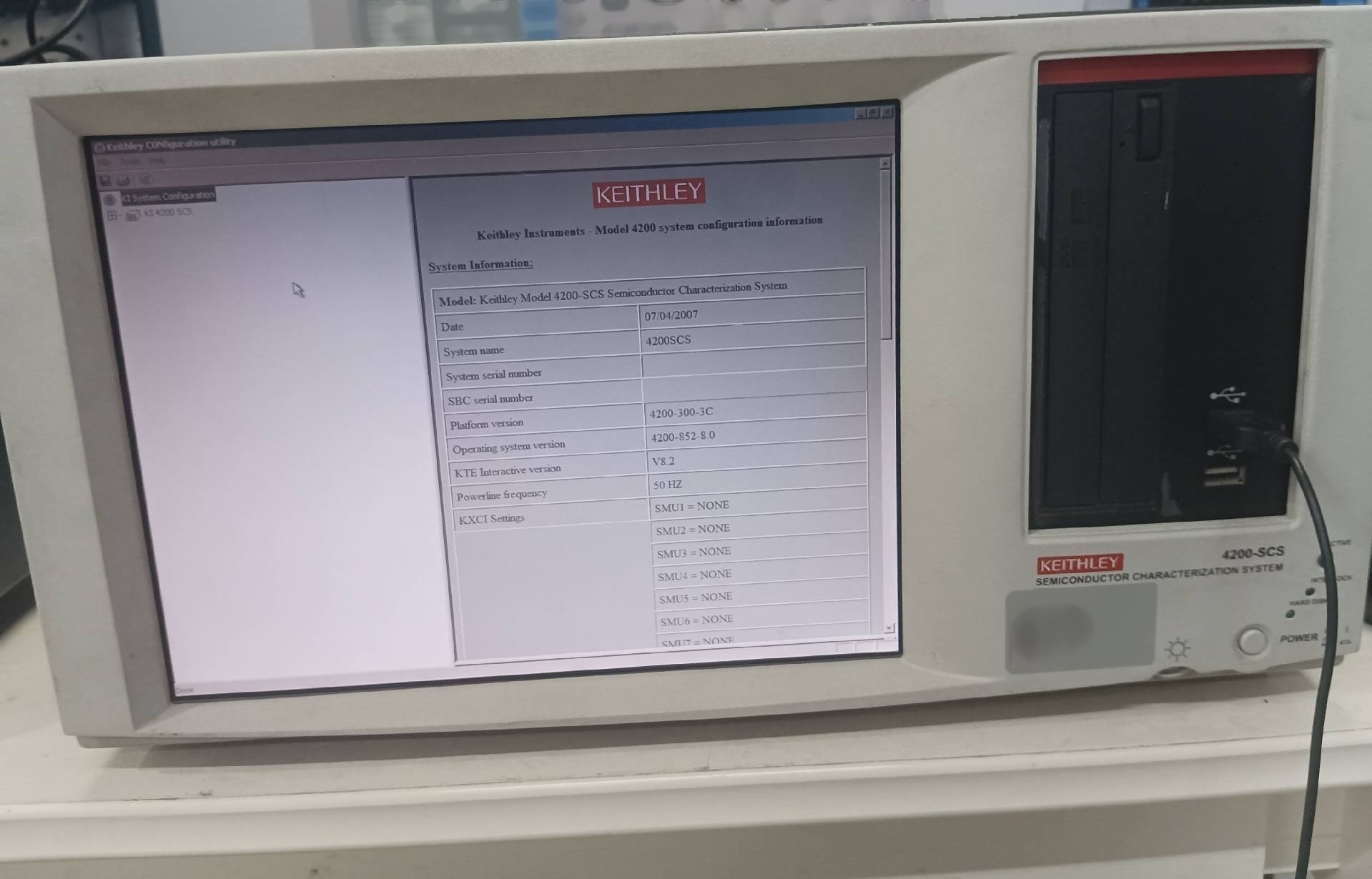 图为 已使用的 KEITHLEY 4200-SCS 待售