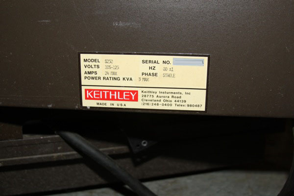 フォト（写真） 使用される KEITHLEY S-250 販売のために