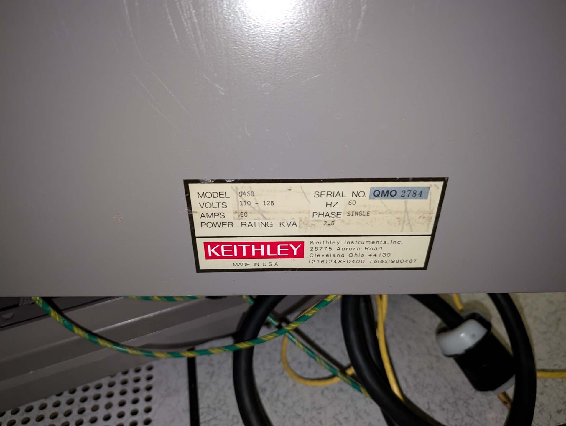 사진 사용됨 KEITHLEY S-400 판매용