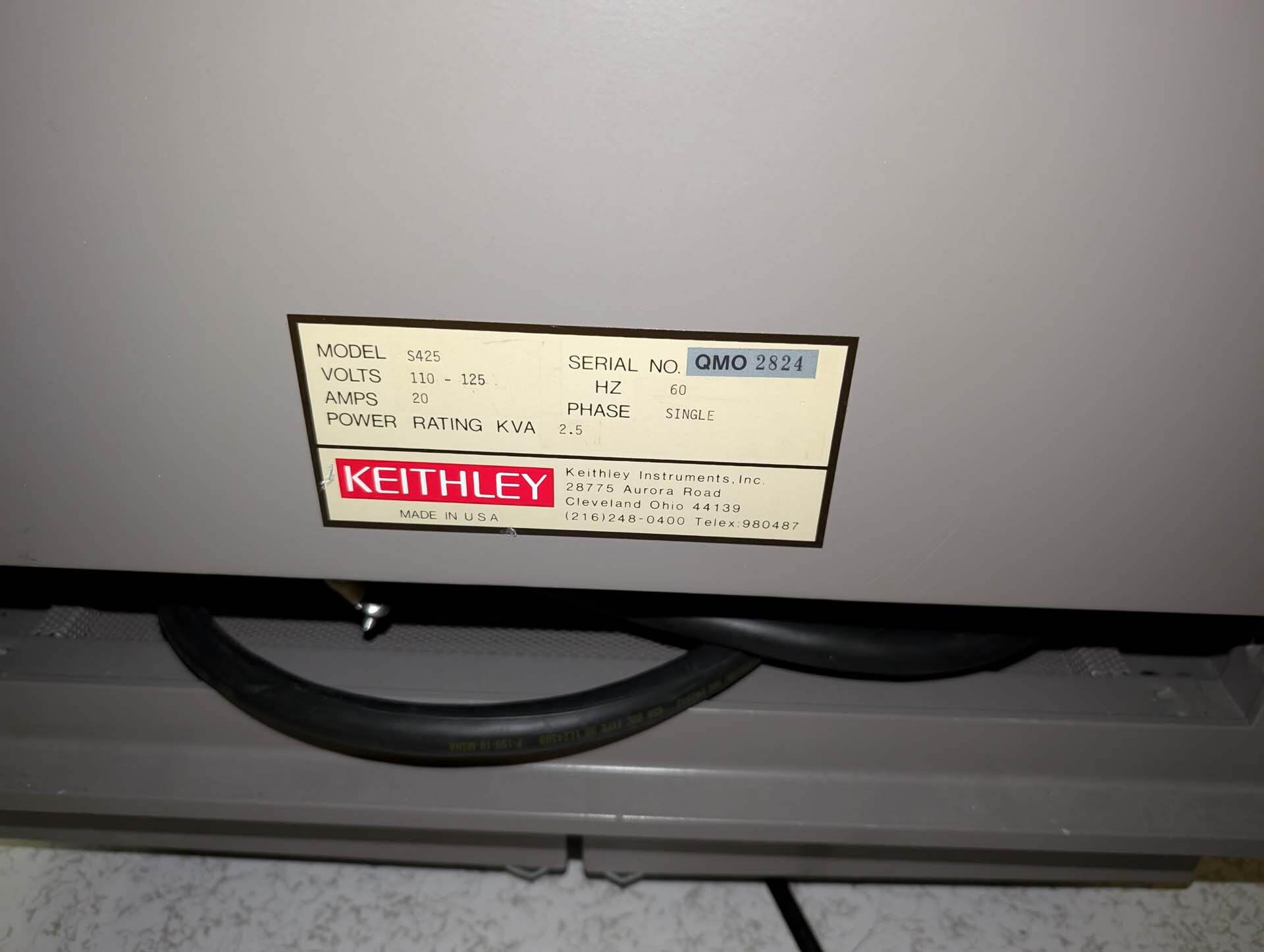 사진 사용됨 KEITHLEY S-400 판매용