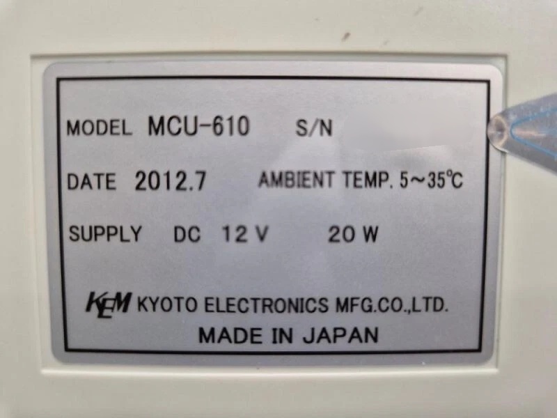 圖為 已使用的 KEM MKC-610-DT 待售