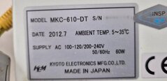 圖為 已使用的 KEM MKC-610-DT 待售