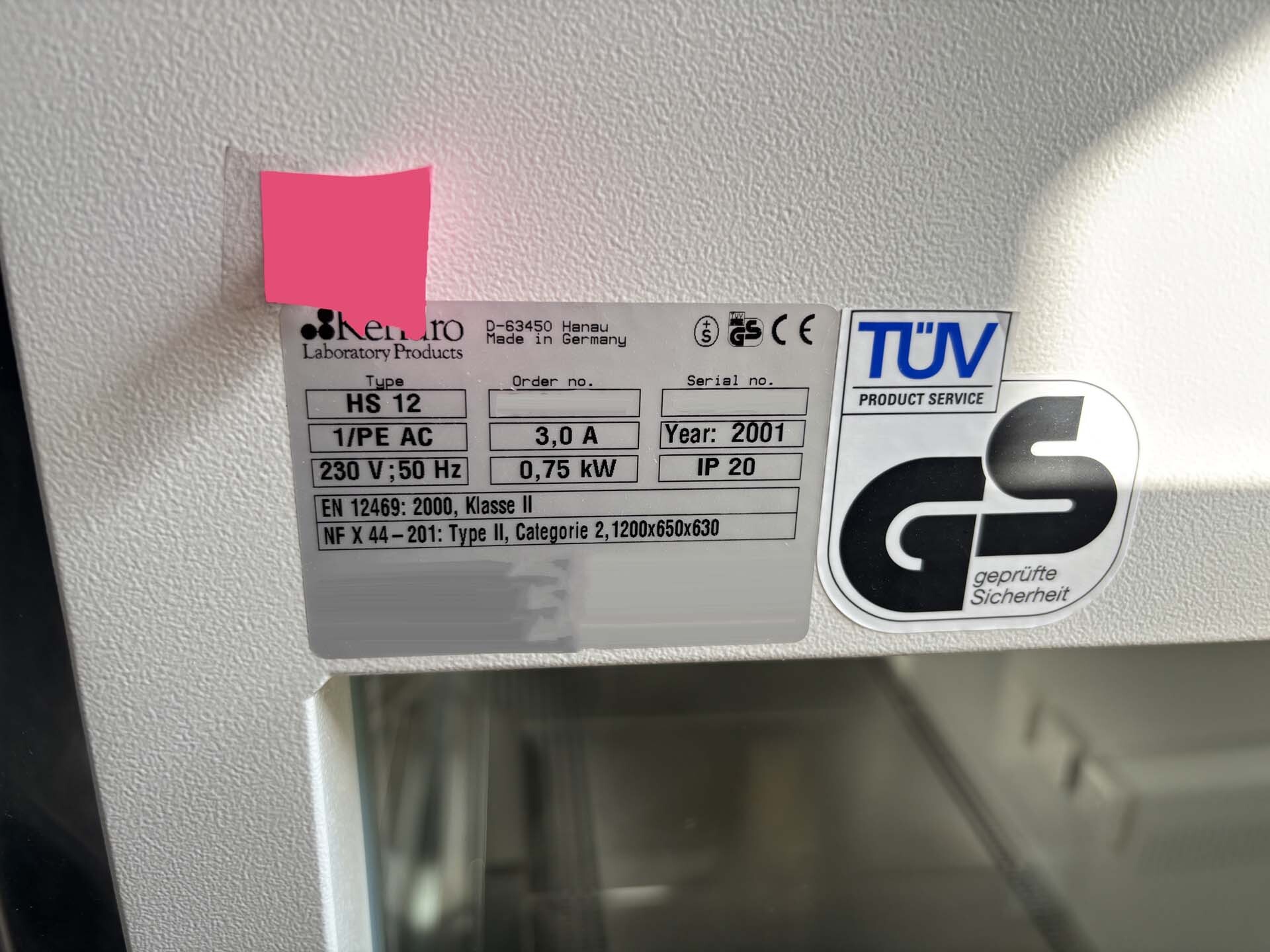 사진 사용됨 KENDRO LABORATORY PRODUCTS HS12 판매용