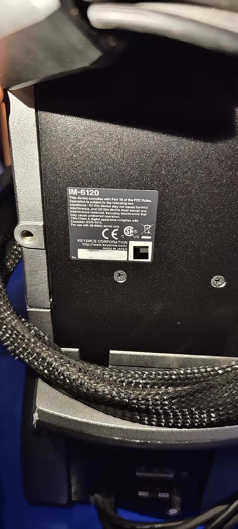 Photo Used KEYENCE IM-6120 For Sale