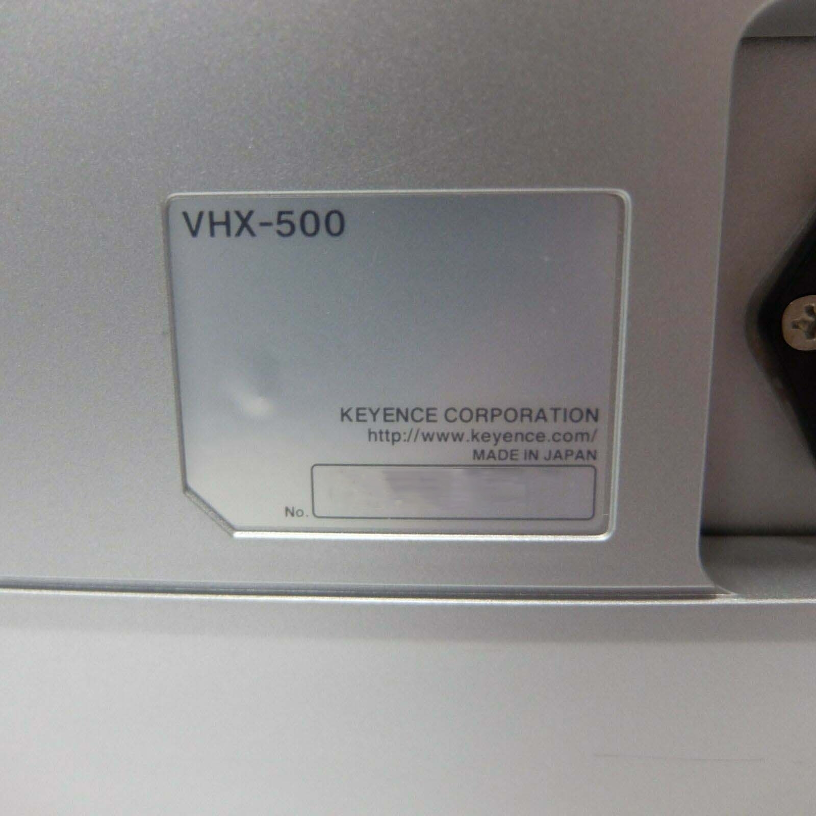 Photo Used KEYENCE VHX-500 For Sale