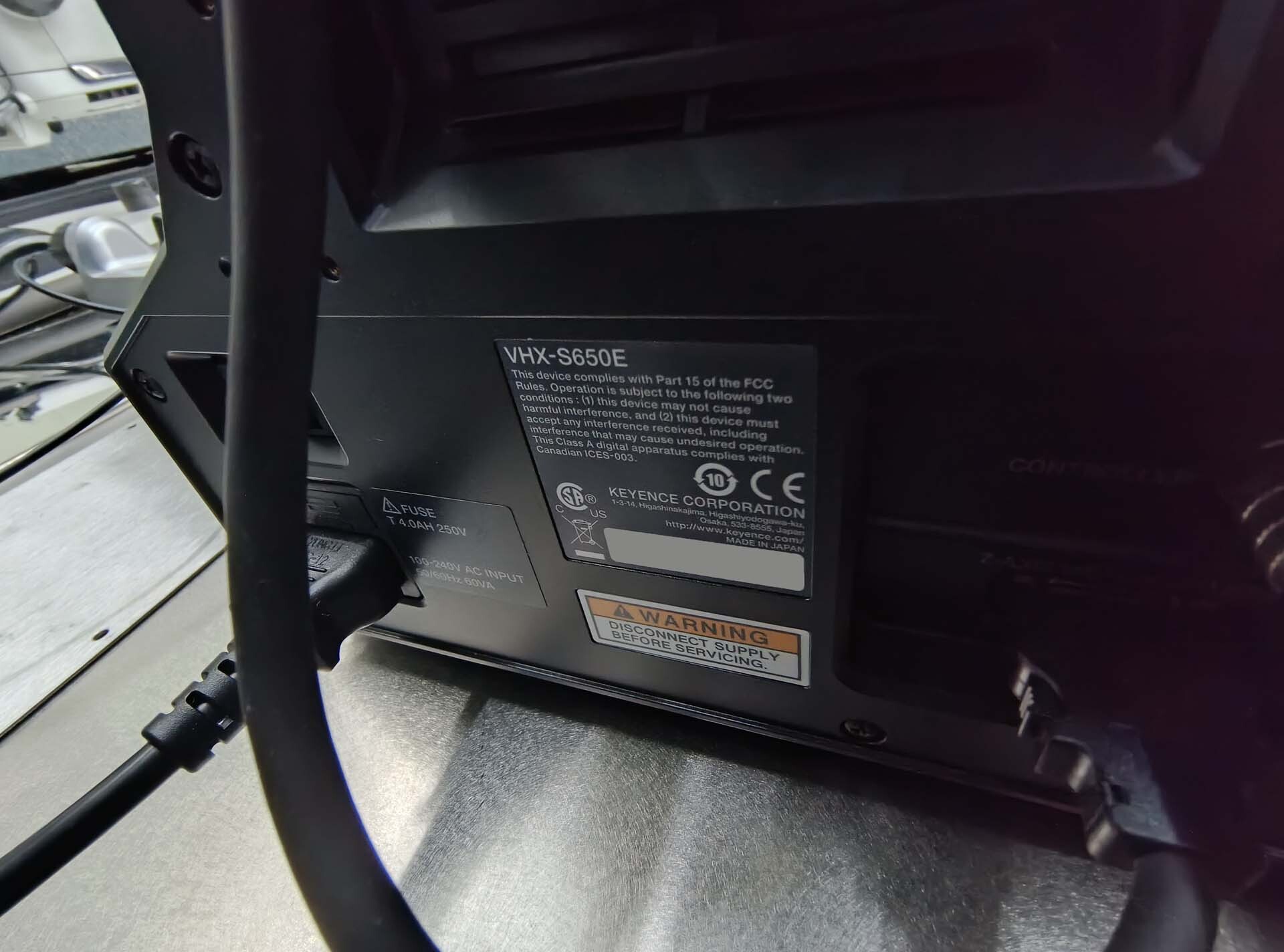 Foto Verwendet KEYENCE VHX-S650E Zum Verkauf