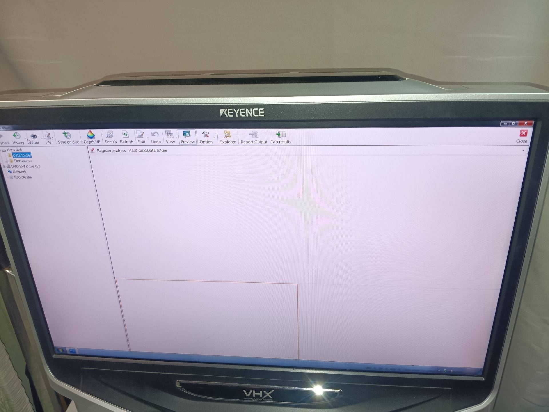 사진 사용됨 KEYENCE VHX 판매용