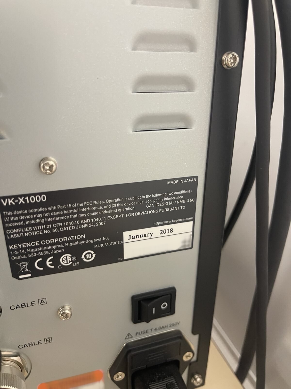 Foto Verwendet KEYENCE VK-X1100 Zum Verkauf