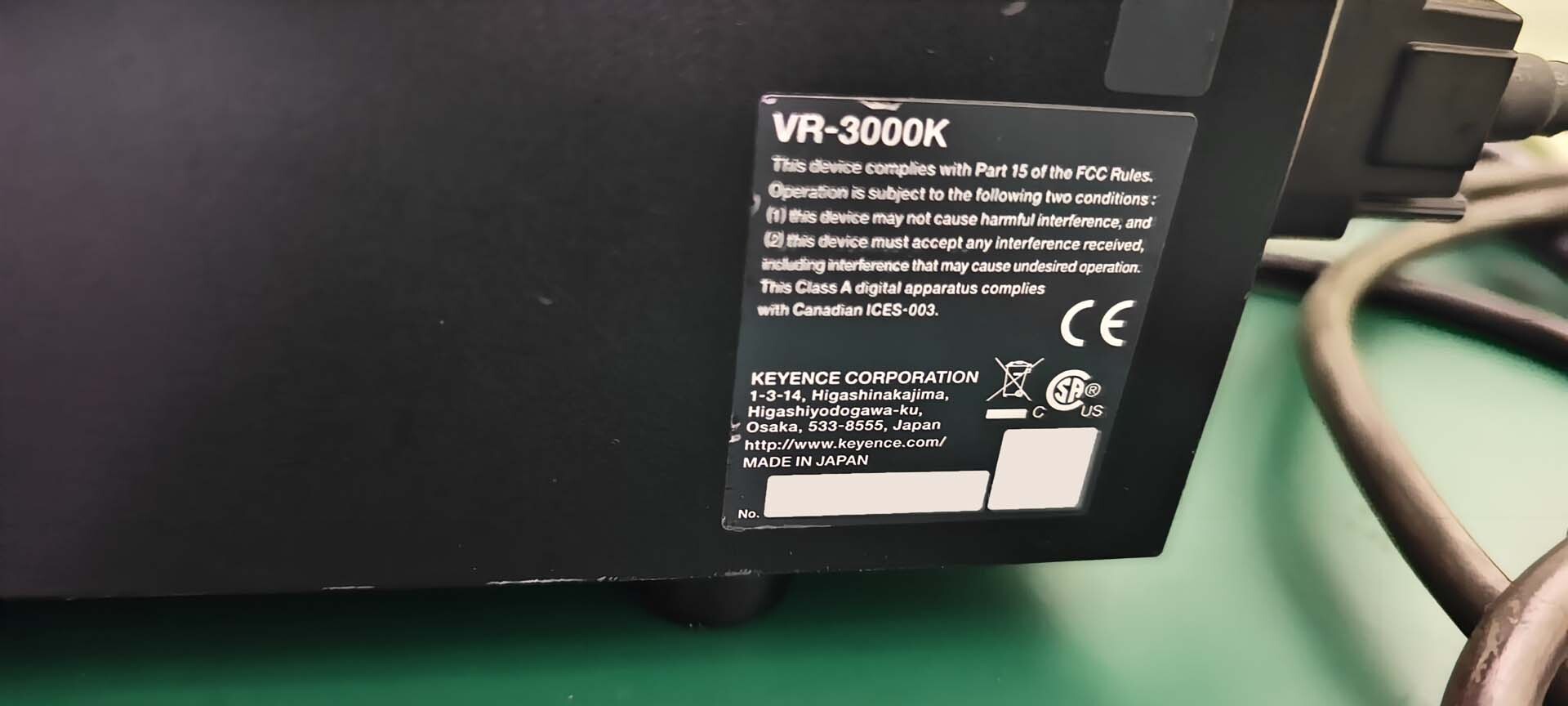 圖為 已使用的 KEYENCE VR-3200 待售