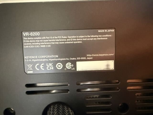 Photo Used KEYENCE VR-6200 For Sale