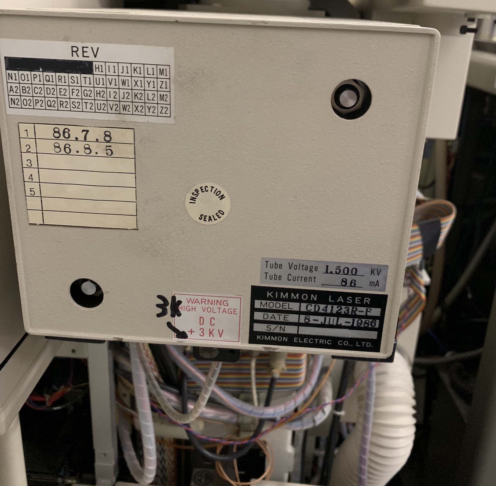 圖為 已使用的 KIMMON ELECTRIC CD4123R-F 待售