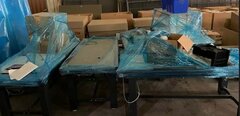 Photo Used KINETIC SYSTEMS Lot of isolation tables For Sale