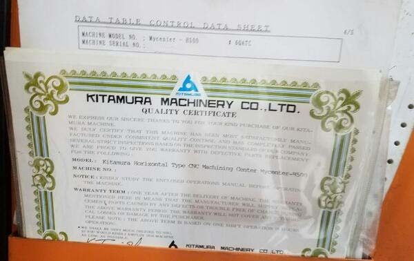 圖為 已使用的 KITAMURA MyCenter H500 待售