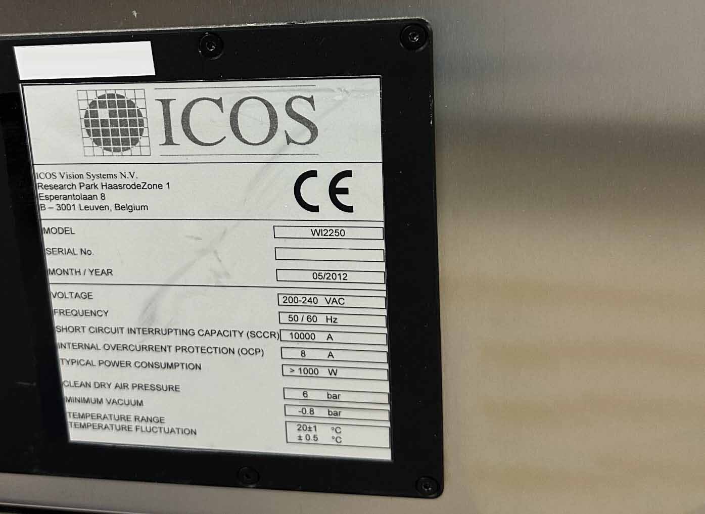 Foto Verwendet KLA / ICOS WI-2250 Zum Verkauf