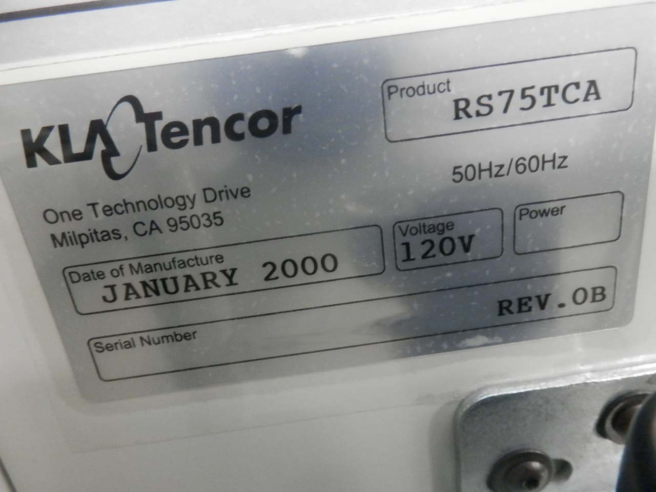 사진 사용됨 KLA / TENCOR / PROMETRIX RS-75/TC 판매용