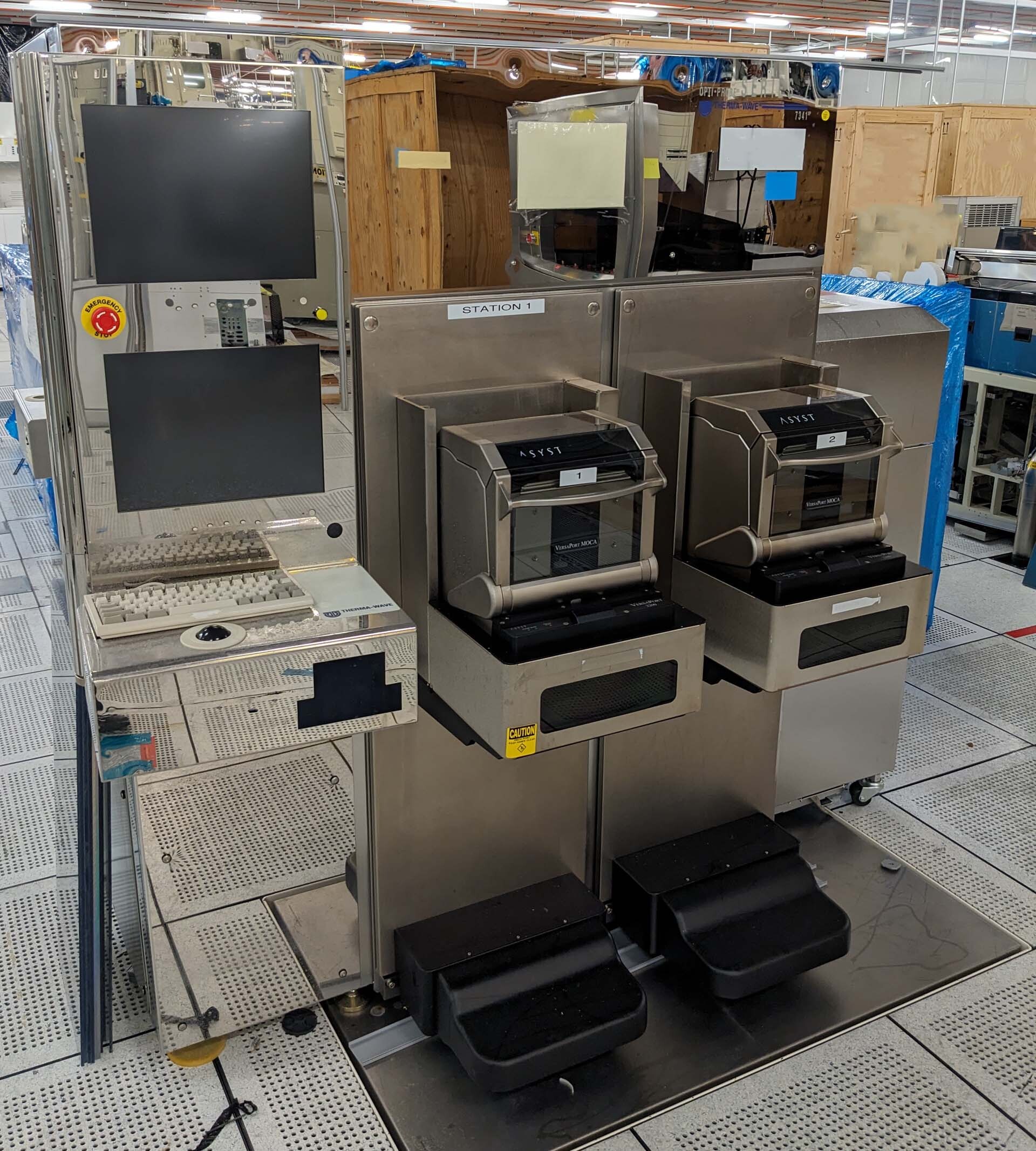 KLA / TENCOR / THERMA-WAVE OPTIPROBE 7341 Wafer Tester used for