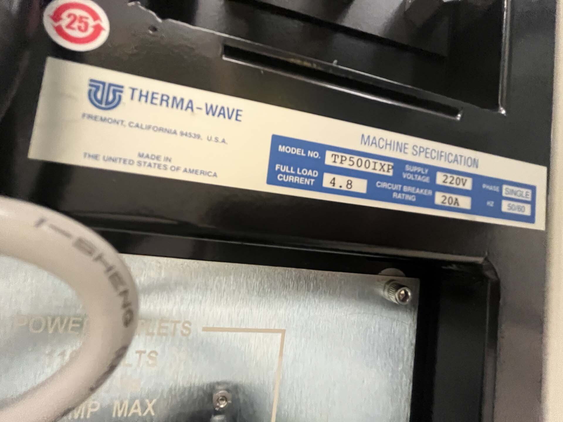 사진 사용됨 KLA / TENCOR / THERMA-WAVE TP 500 IXP 판매용