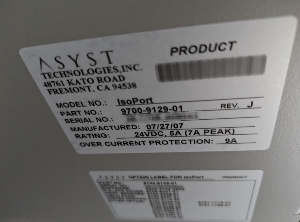 圖為 已使用的 KLA / TENCOR / THERMA-WAVE TP 630XP 待售