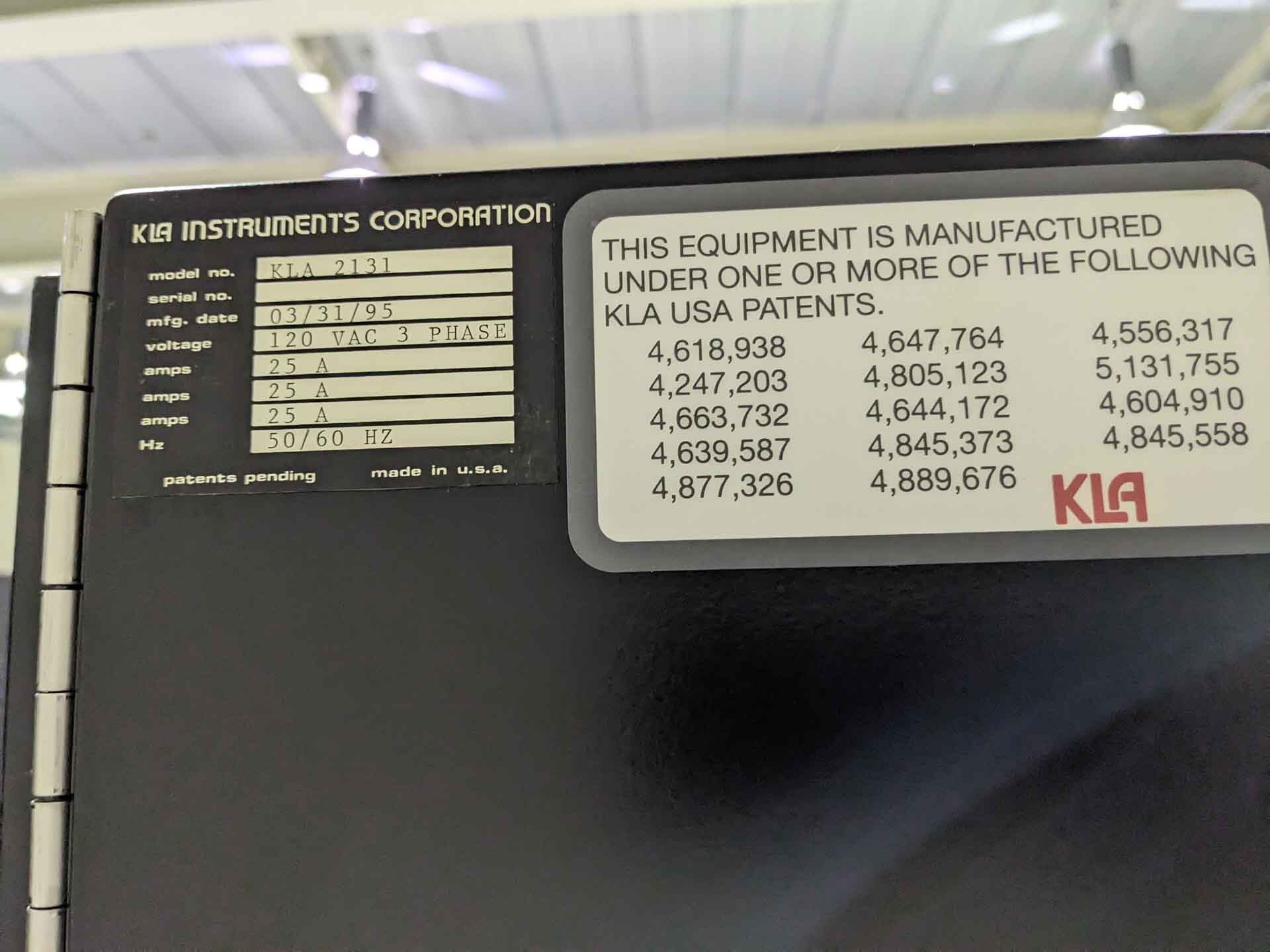 사진 사용됨 KLA / TENCOR 2131 판매용