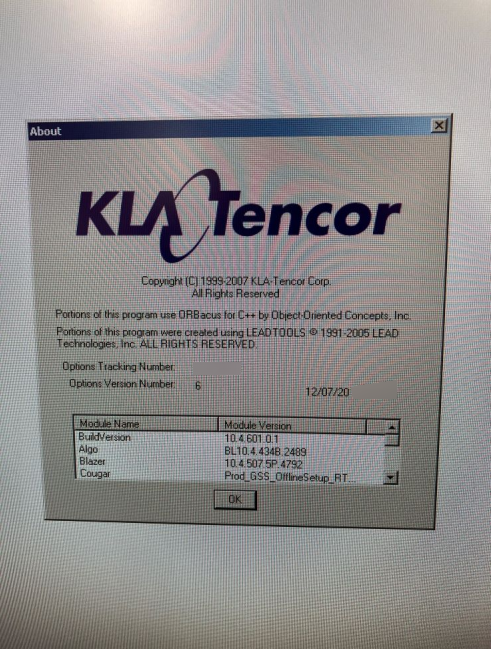 圖為 已使用的 KLA / TENCOR 2367 待售