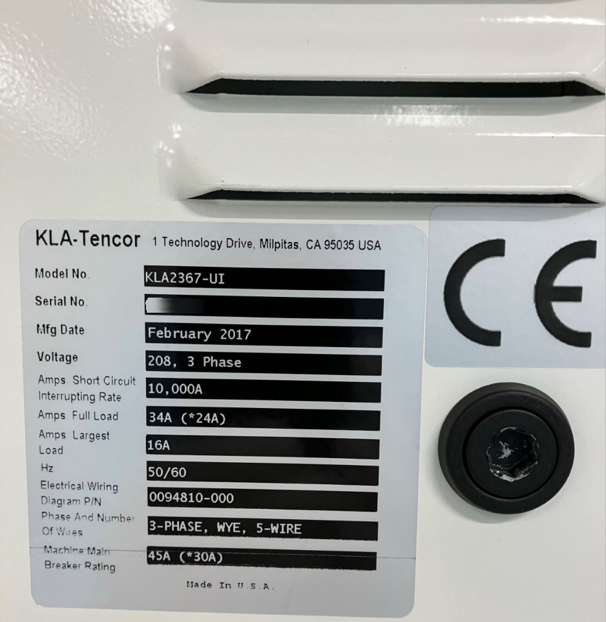 圖為 已使用的 KLA / TENCOR 2367 待售