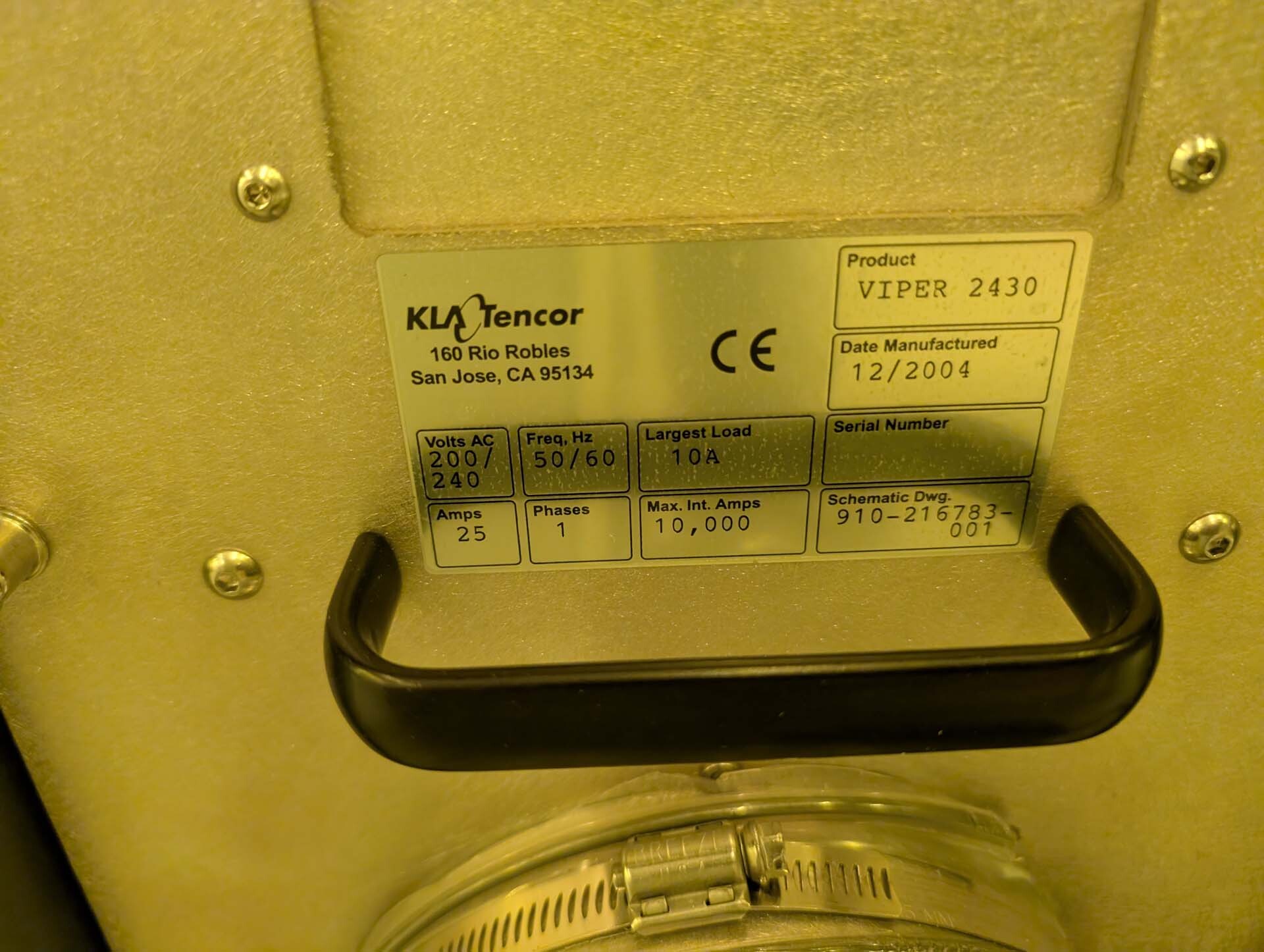 图为 已使用的 KLA / TENCOR 2435 Viper 待售