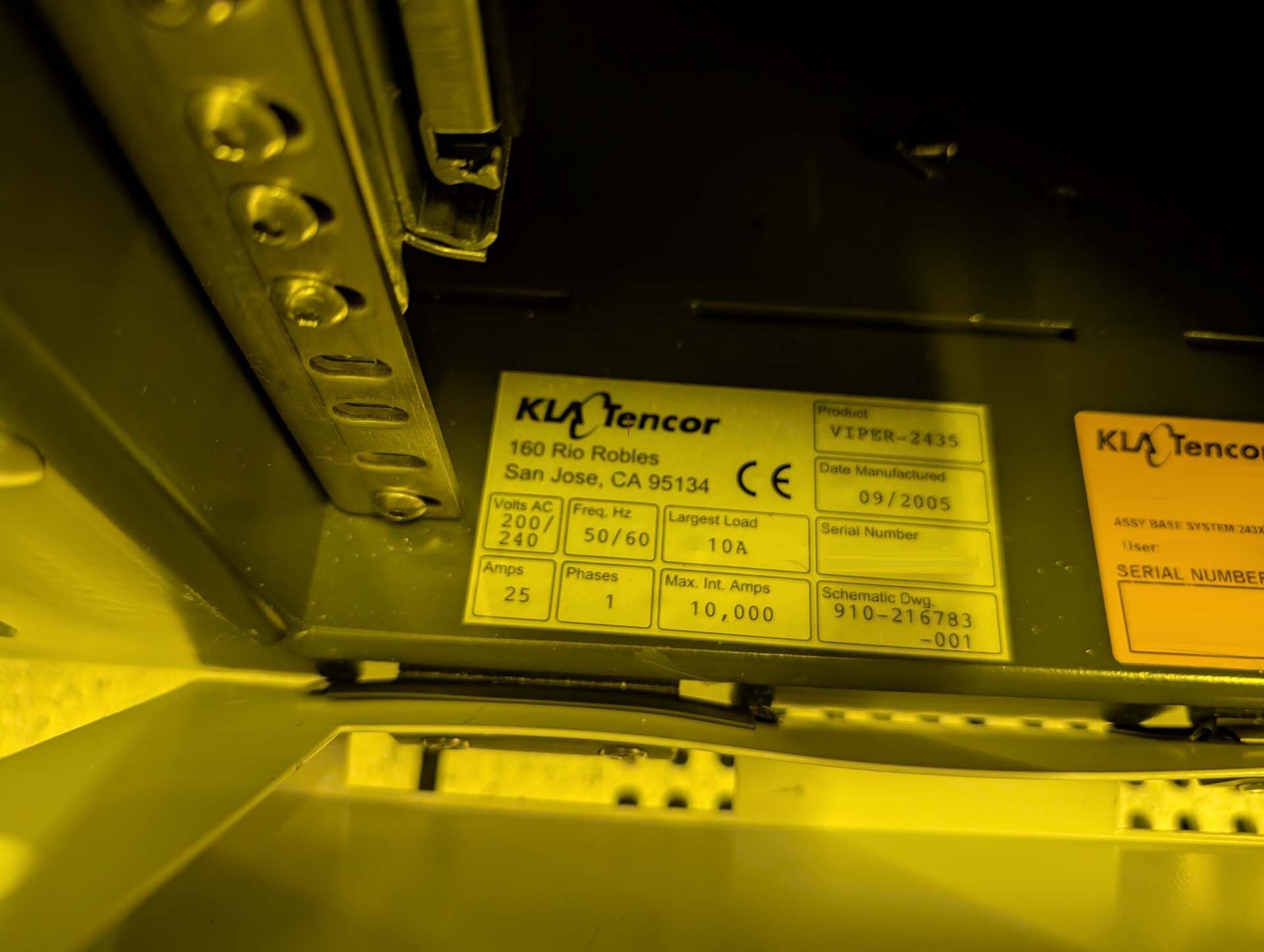 フォト（写真） 使用される KLA / TENCOR 2435 Viper 販売のために