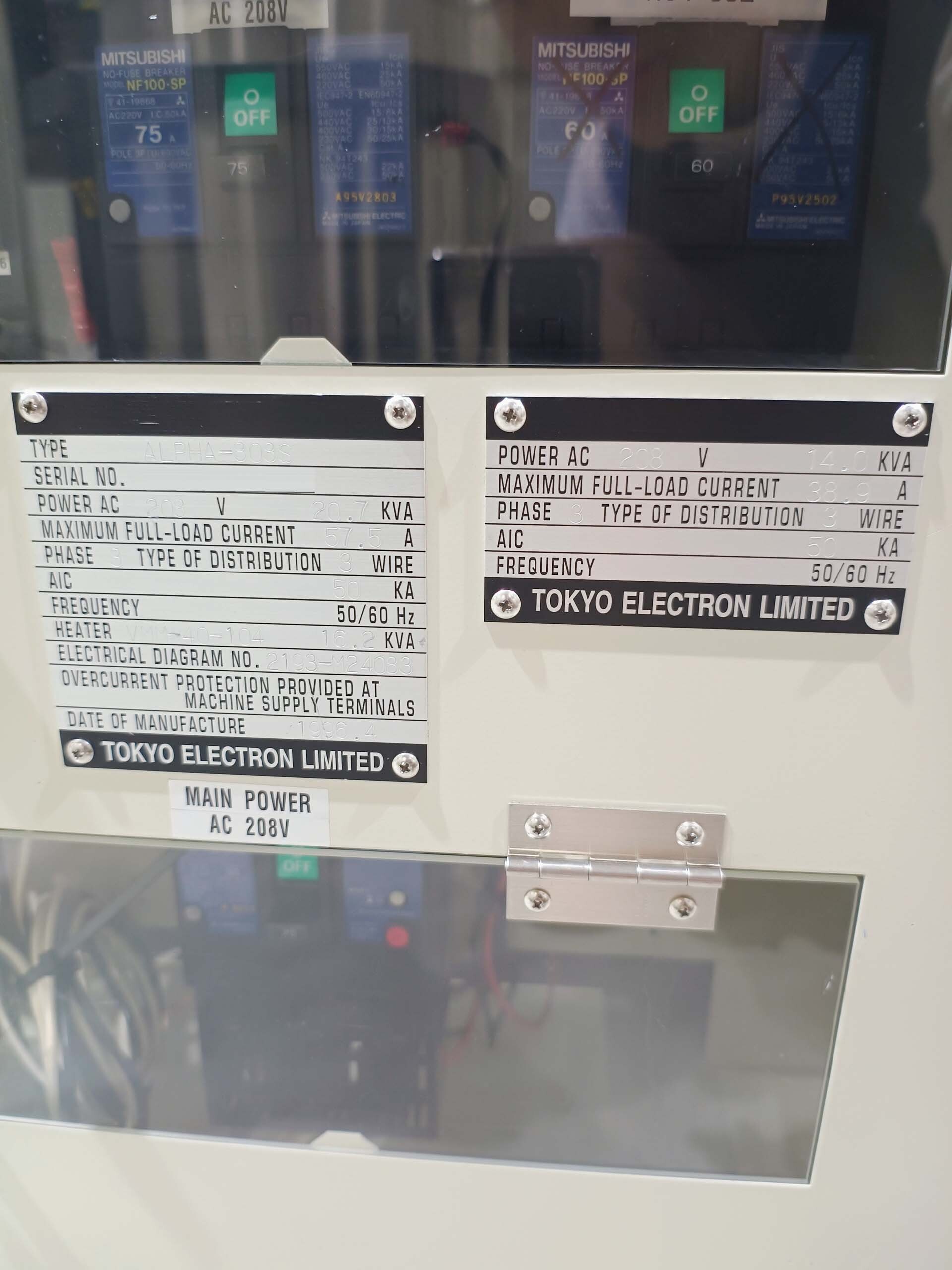 Foto Verwendet TEL / TOKYO ELECTRON Alpha 8S Zum Verkauf