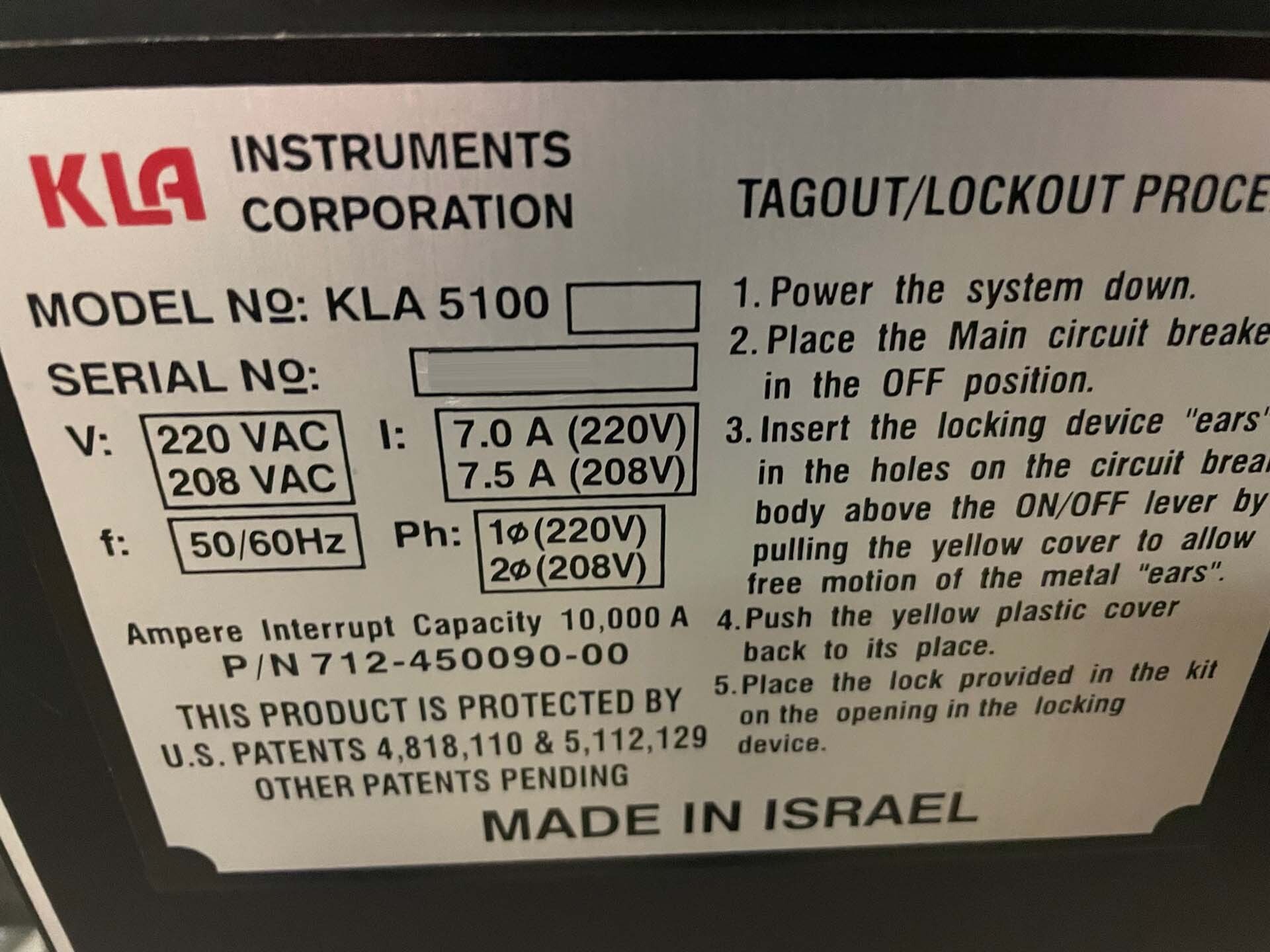 圖為 已使用的 KLA / TENCOR 5100 待售
