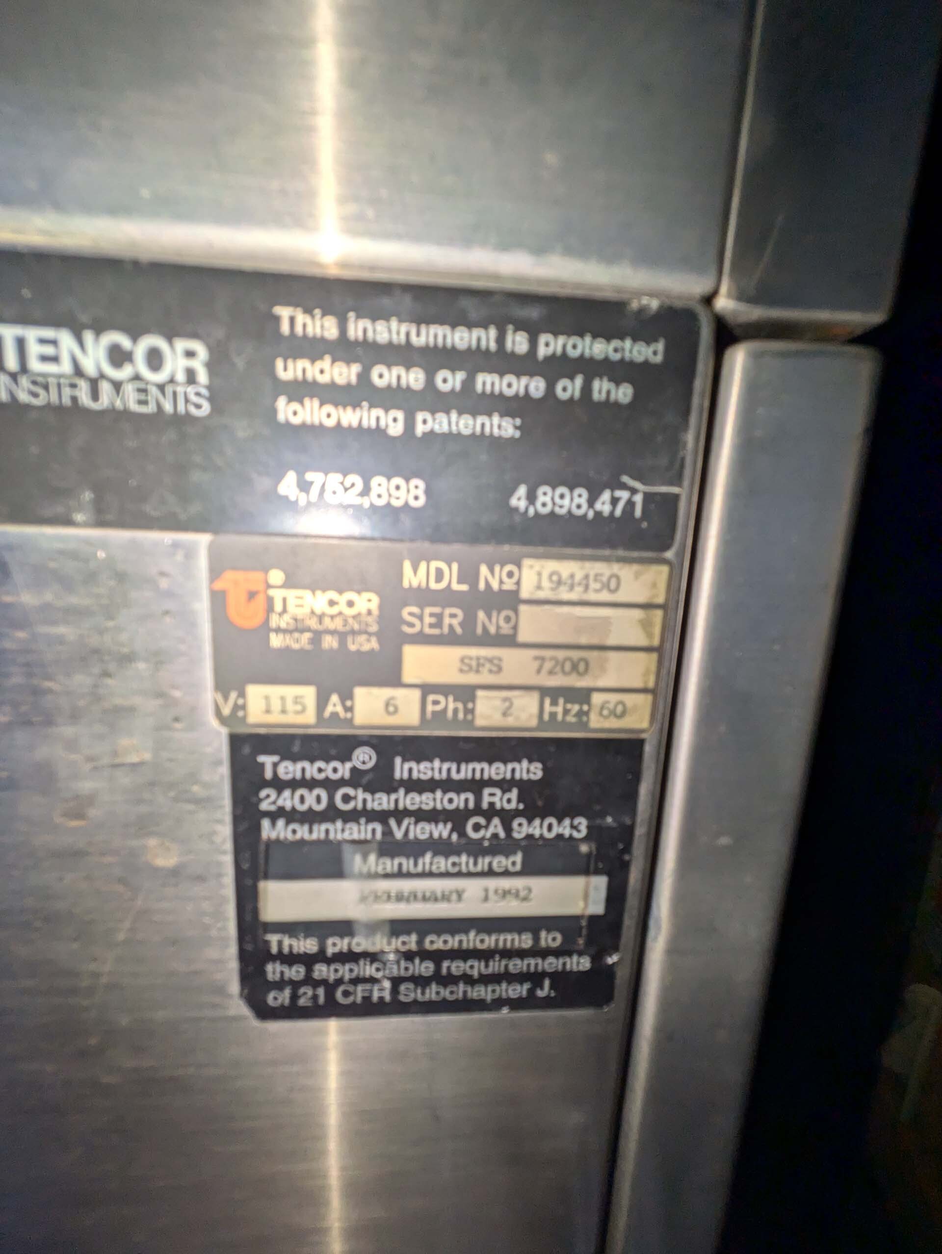 Foto Verwendet KLA / TENCOR 7200 Zum Verkauf