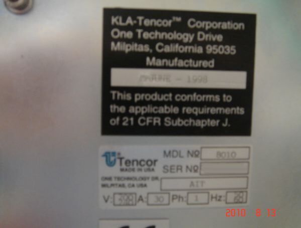 图为 已使用的 KLA / TENCOR AIT 8010 待售