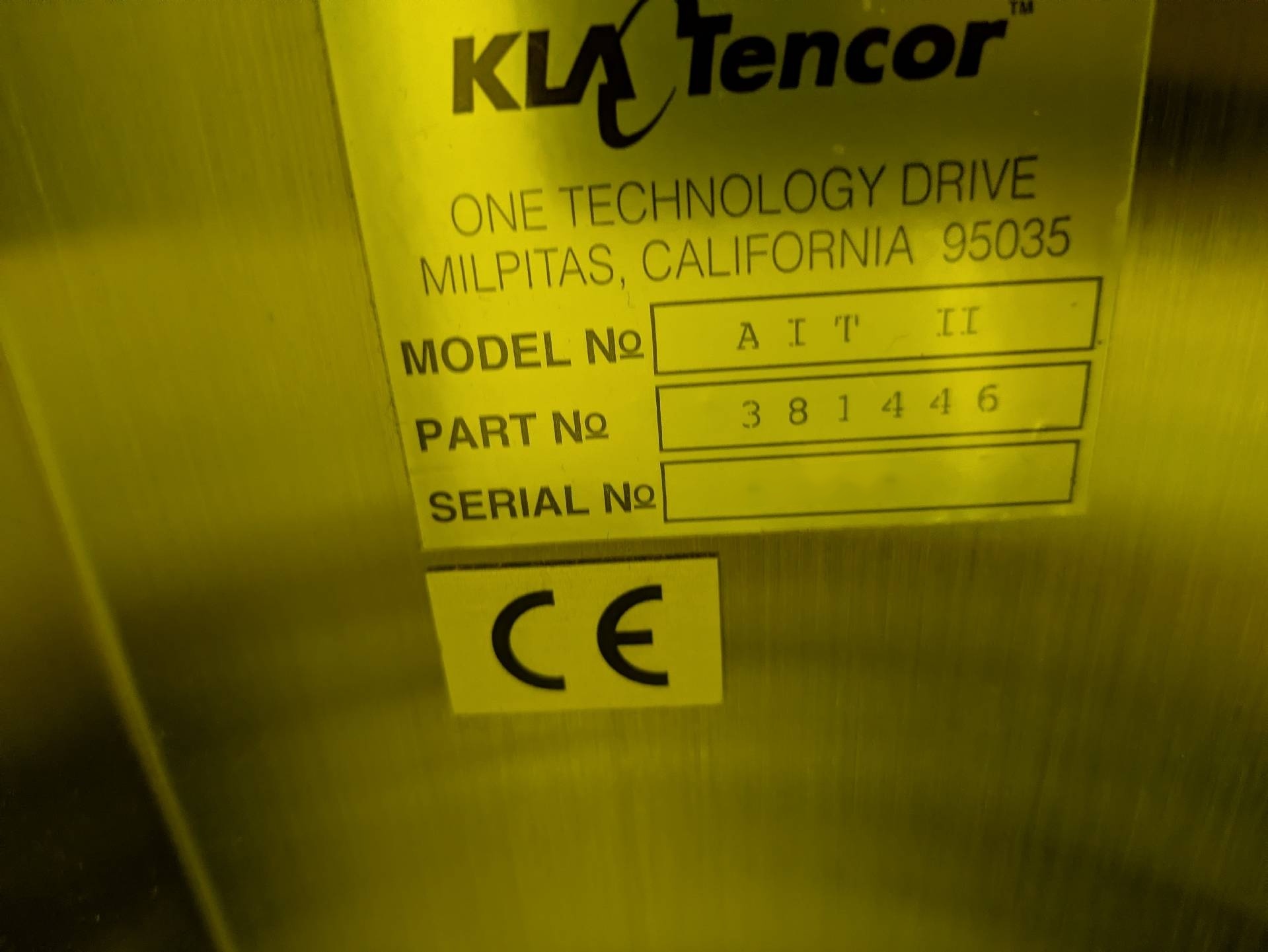 Foto Verwendet KLA / TENCOR AIT III Zum Verkauf