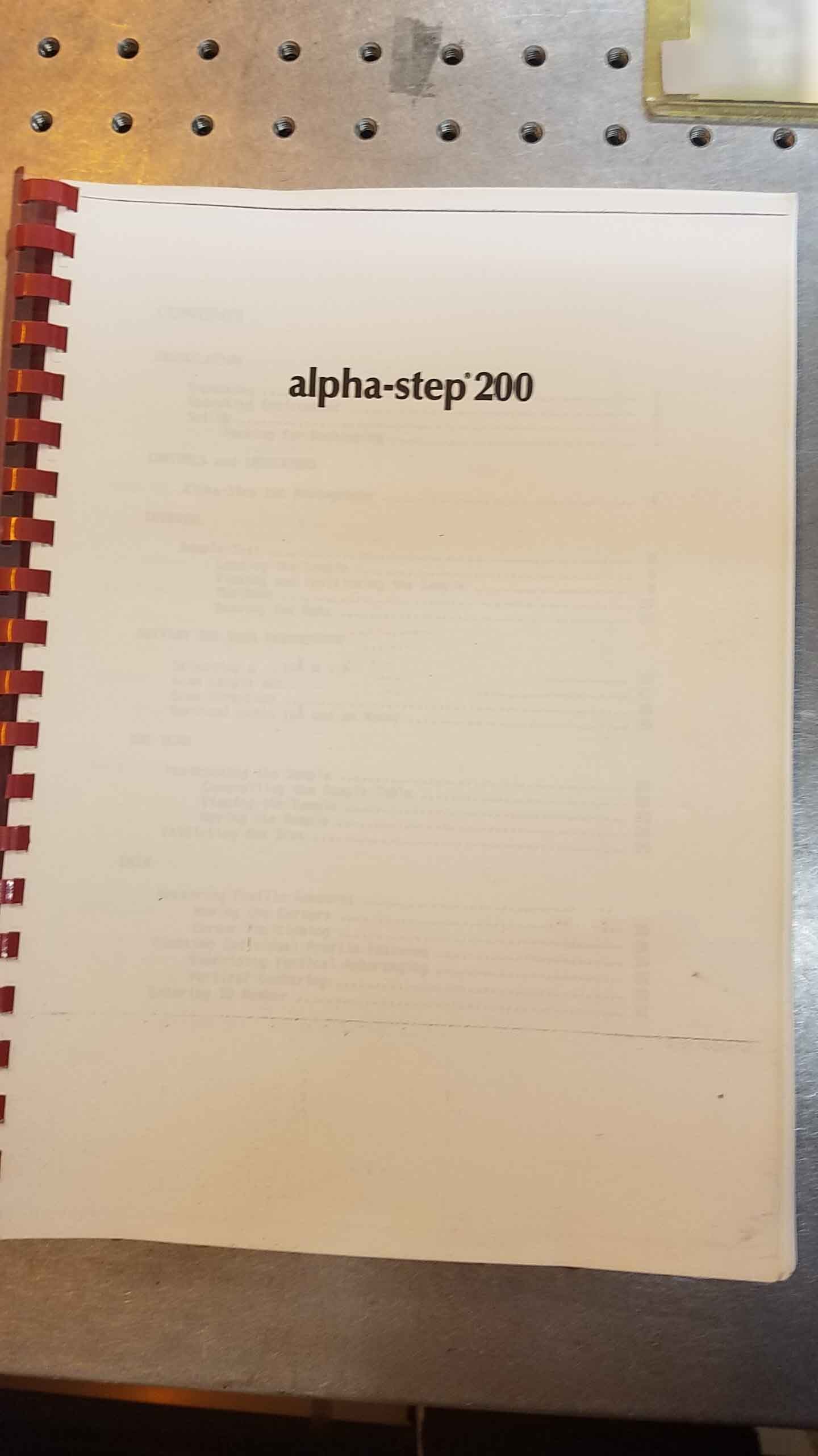 KLA / TENCOR Alpha Step 200 Wafer Tester used for sale price #293792665 ...