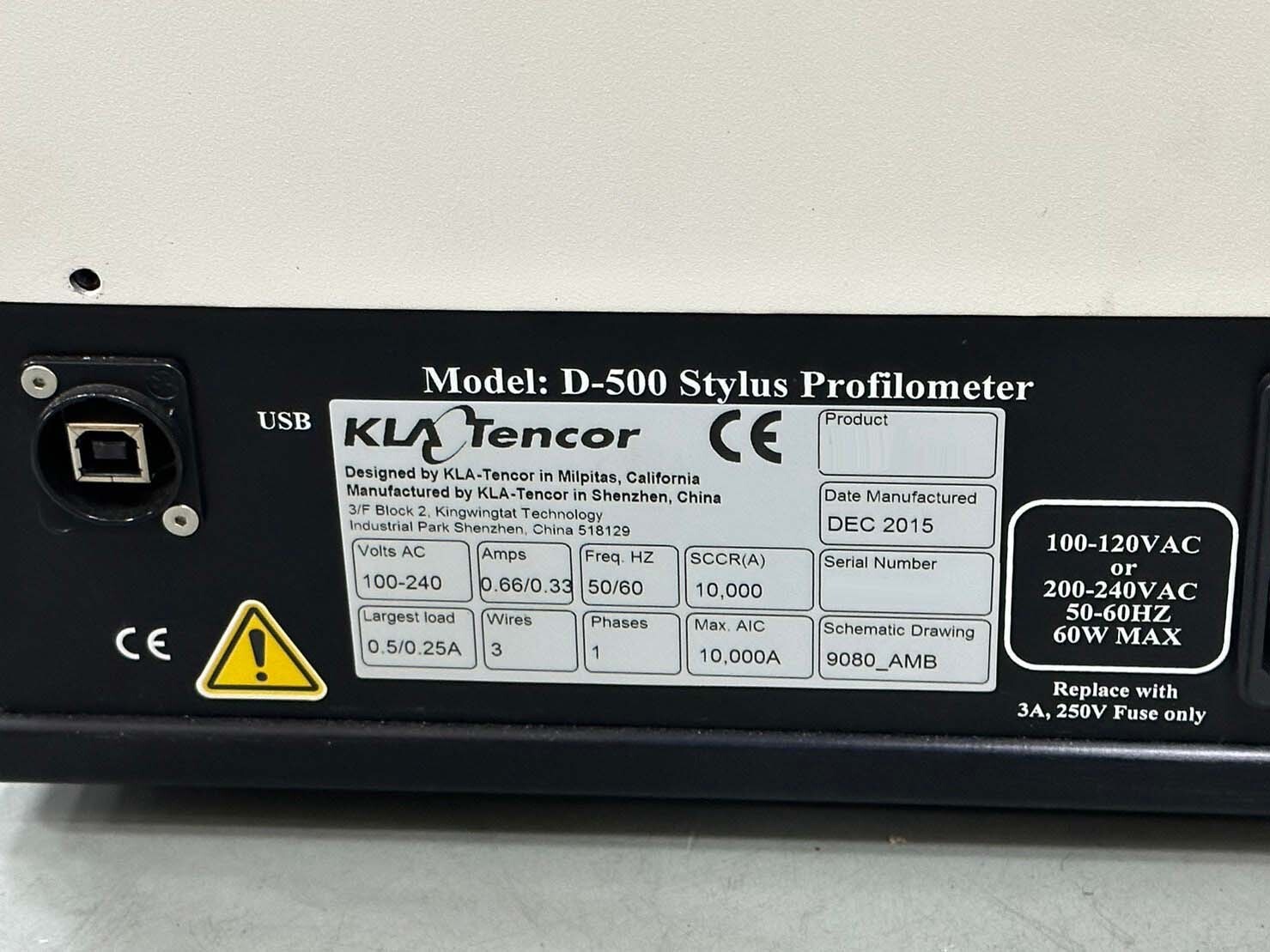 Foto Verwendet KLA / TENCOR Alpha Step D500 Zum Verkauf