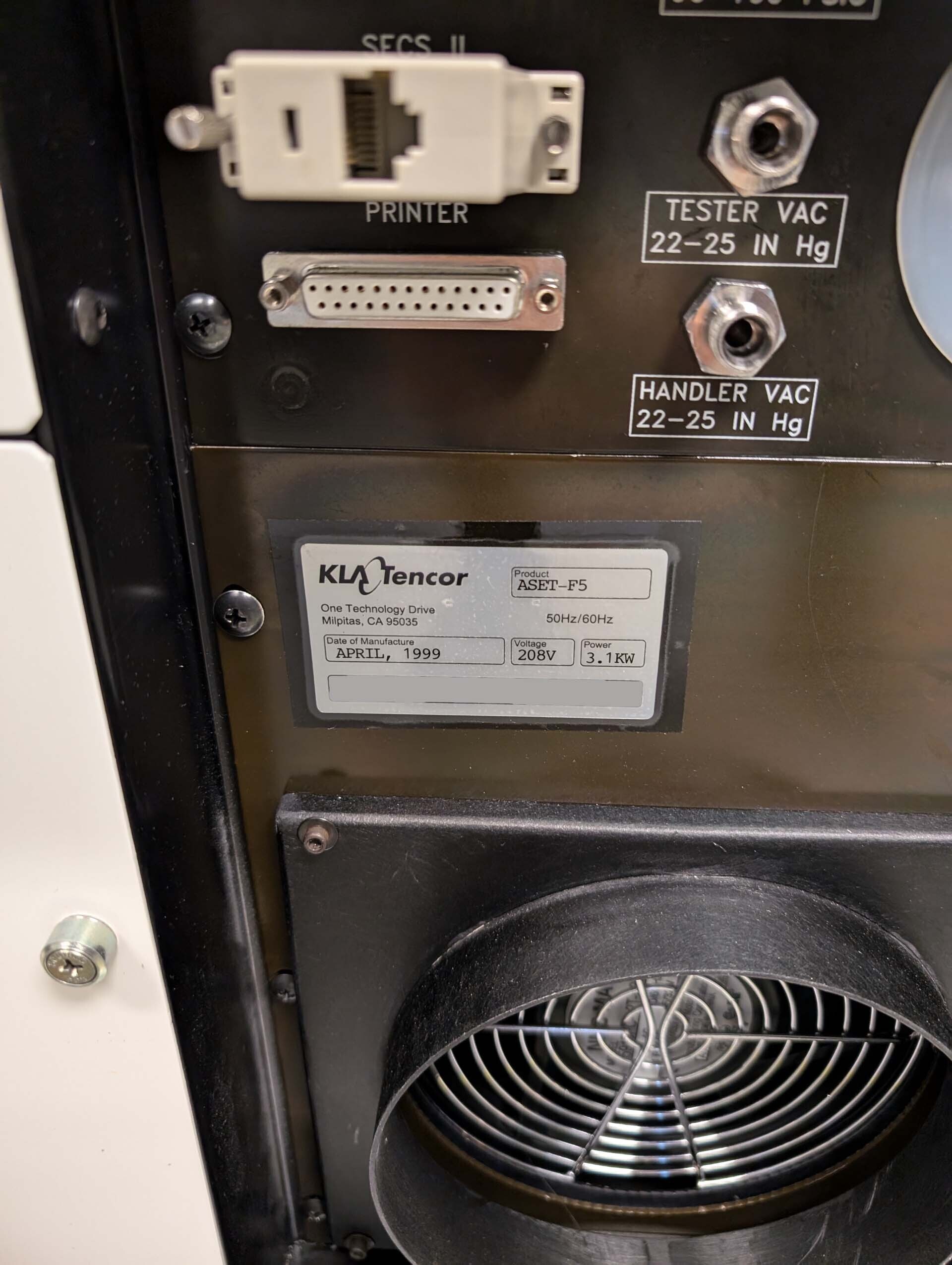フォト（写真） 使用される KLA / TENCOR ASET F5 販売のために