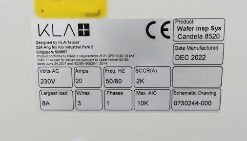사진 사용됨 KLA / TENCOR Candela 8520 판매용