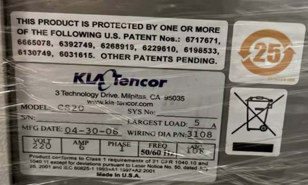 フォト（写真） 使用される KLA / TENCOR Candela CS20 販売のために