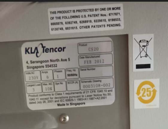 フォト（写真） 使用される KLA / TENCOR Candela CS20 販売のために