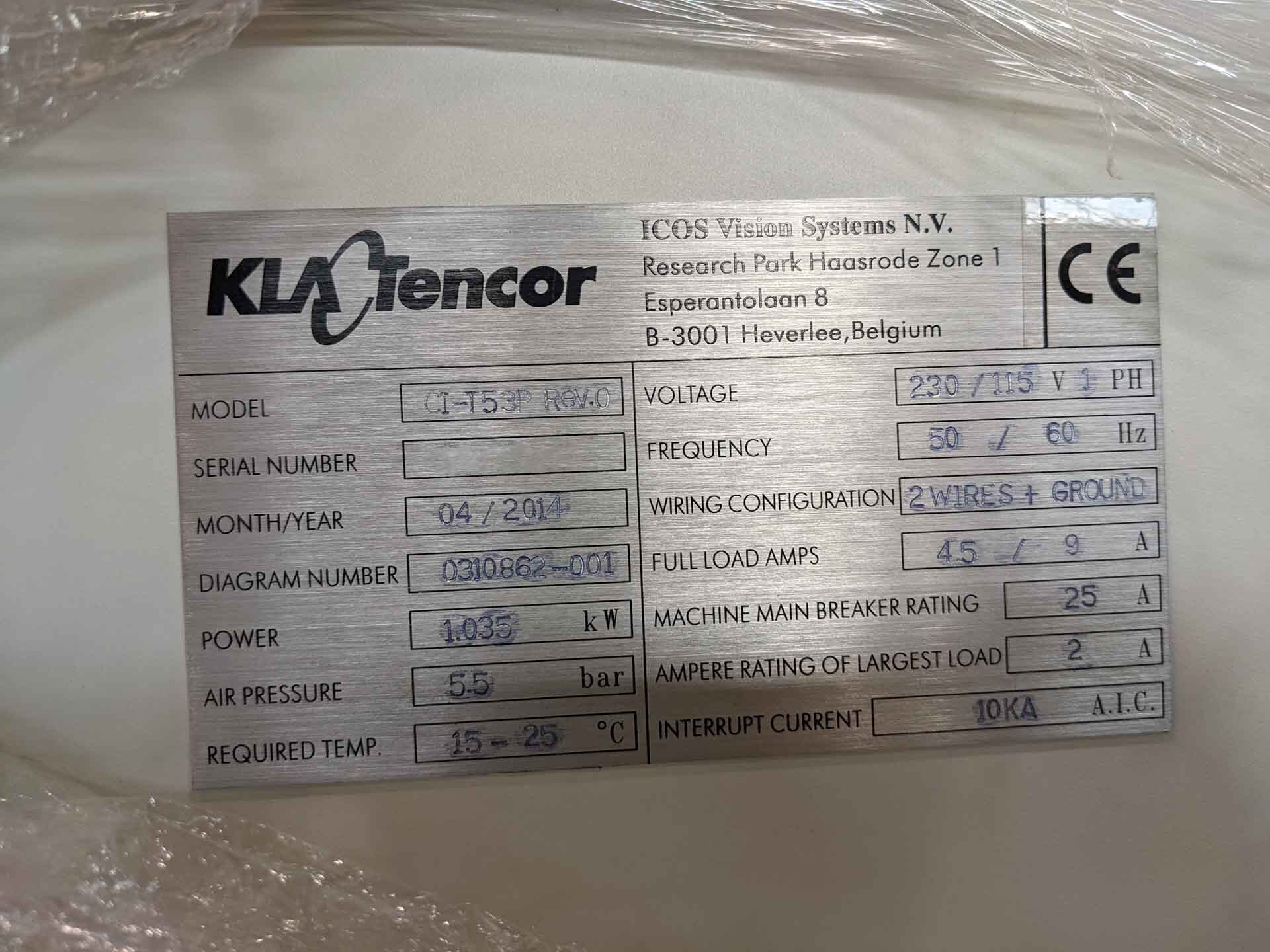 圖為 已使用的 KLA / TENCOR CI-T53P 待售