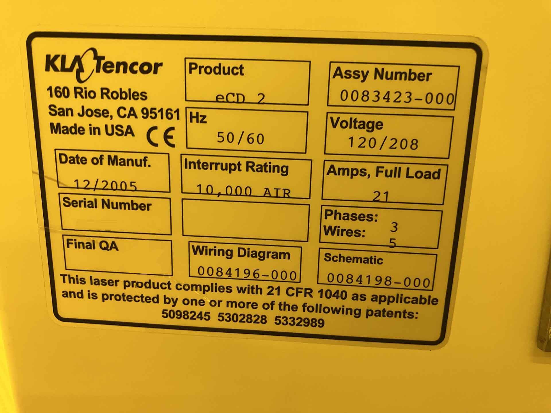 图为 已使用的 KLA / TENCOR ECD-2 待售