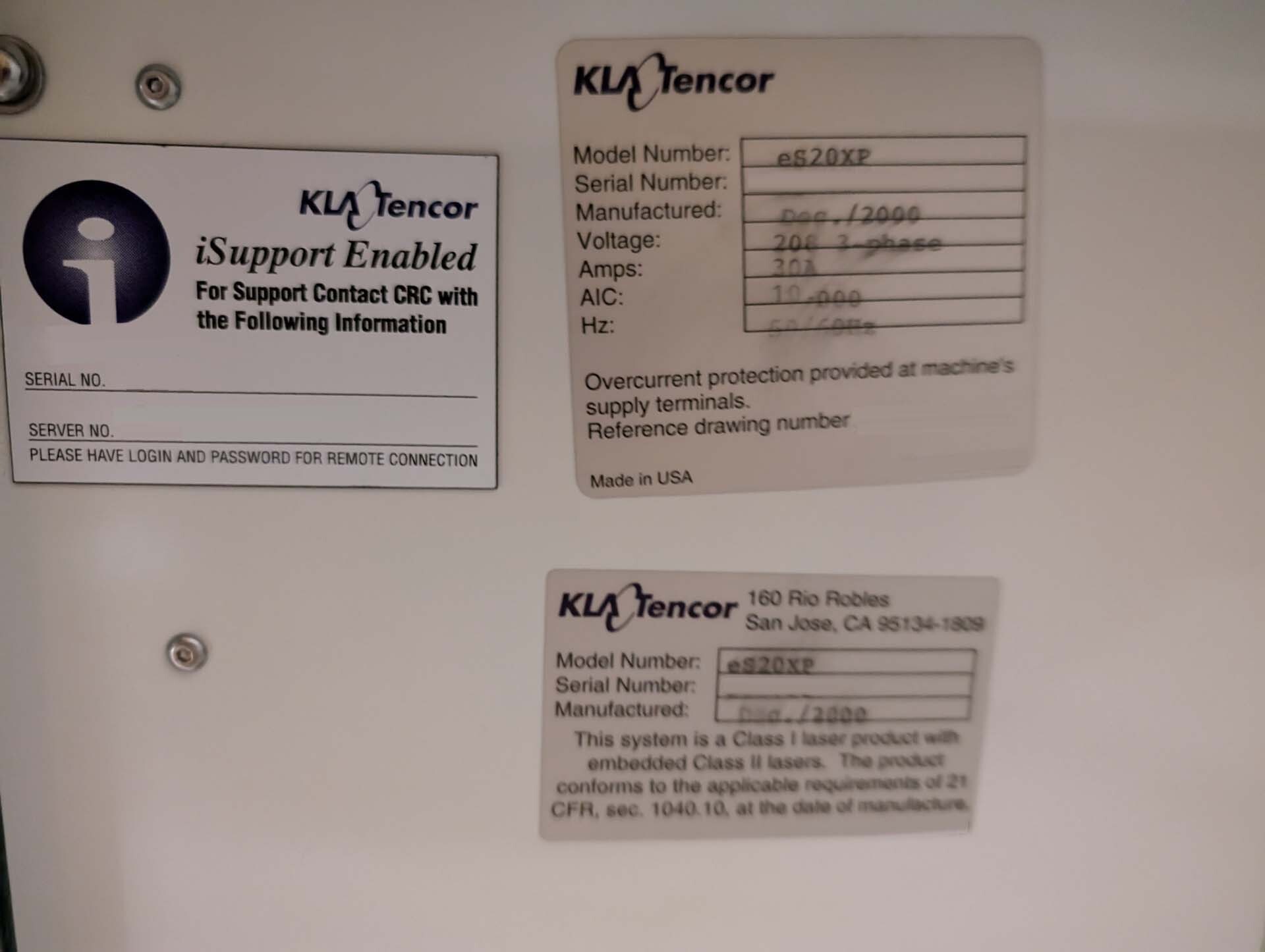 图为 已使用的 KLA / TENCOR es20xp 待售