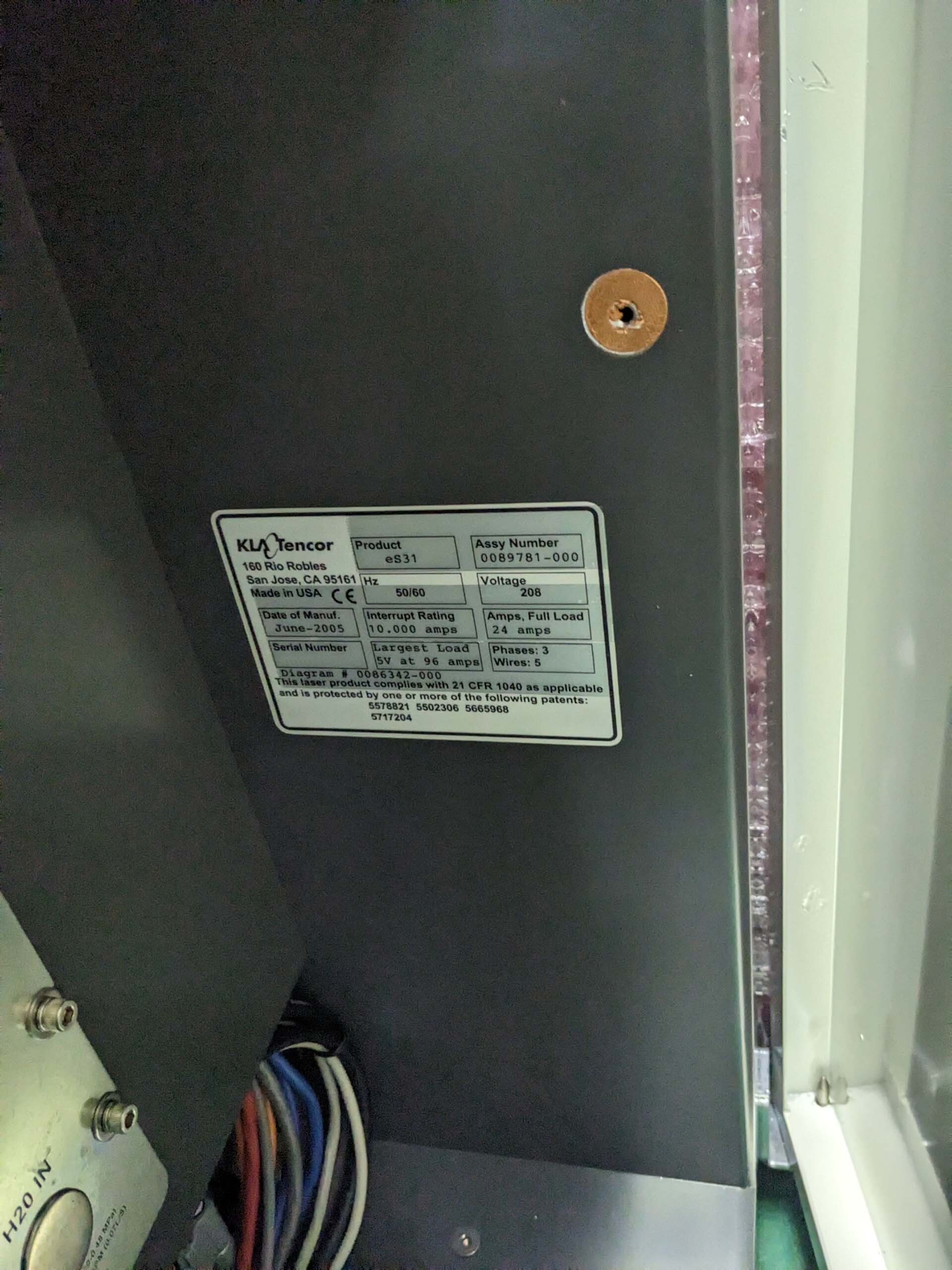 图为 已使用的 KLA / TENCOR eS31 待售