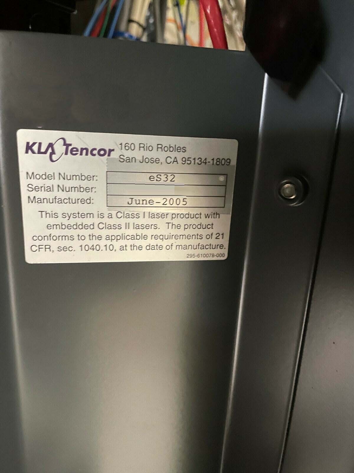 Photo Used KLA / TENCOR eS32 For Sale