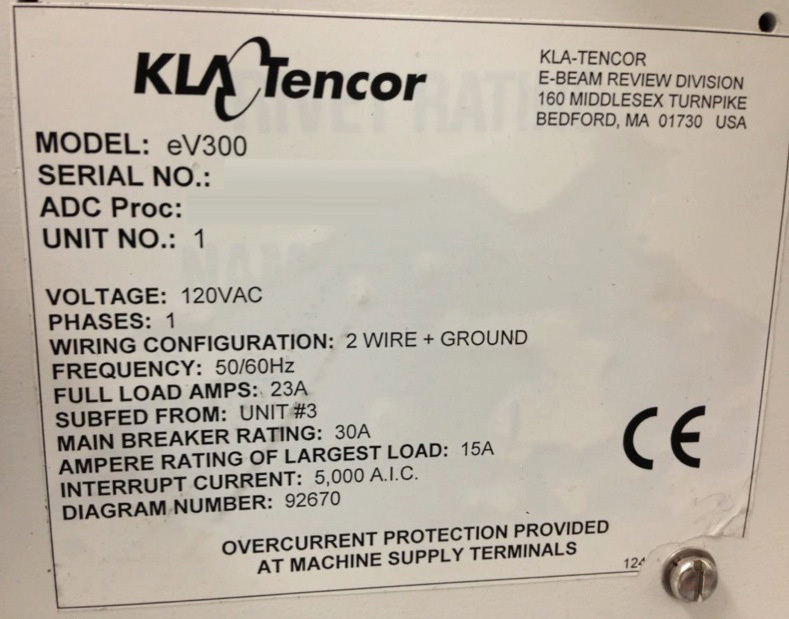 Photo Used KLA / TENCOR EV300 For Sale