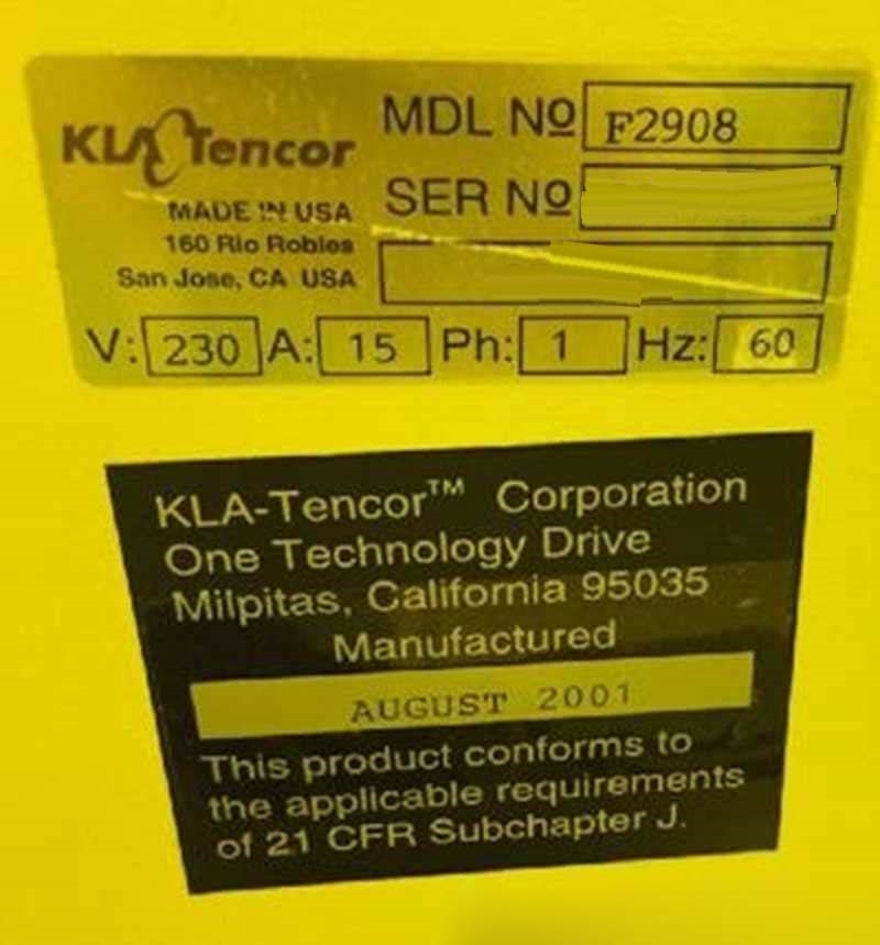 Photo Used KLA / TENCOR FLX-2908 For Sale