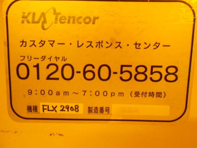 圖為 已使用的 KLA / TENCOR FLX-2908 待售